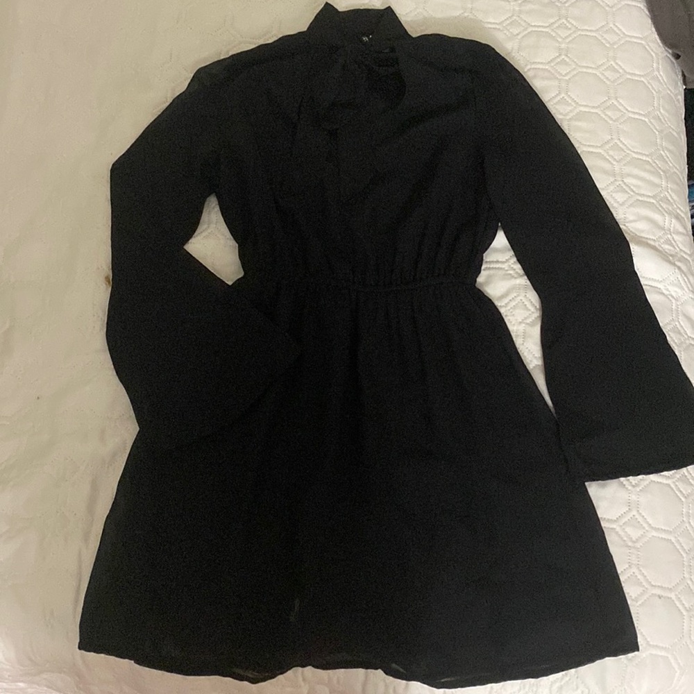 Casual yet formal black romper!